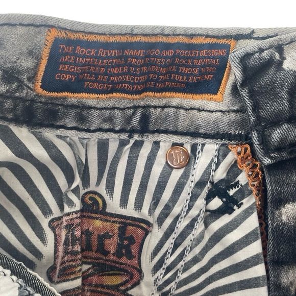 Rock Revival Alivia Short - Tie Dye Collector's Edition Sz 25 - Picture 10 of 14